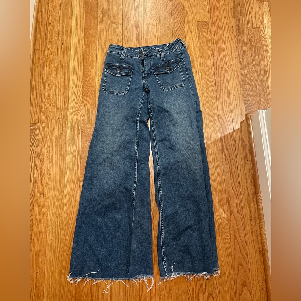 Free People Low Rise Bell Bottoms